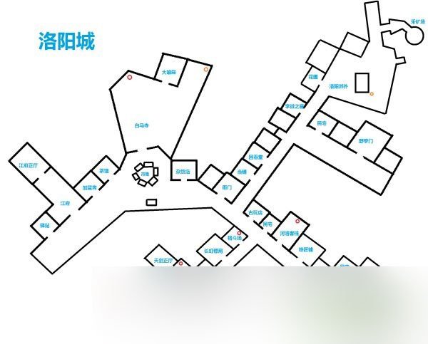 侠客风云传洛阳地图怎么走 宝箱位置介绍