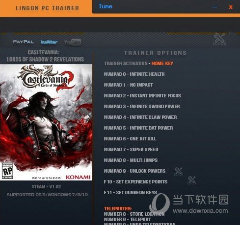 恶魔城暗影之王2修改器