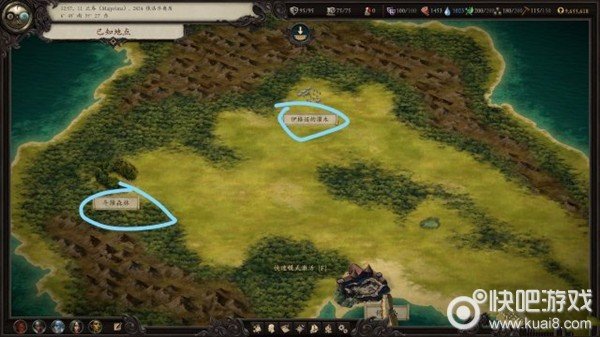 永恒之柱2钩刺岛背后区域图