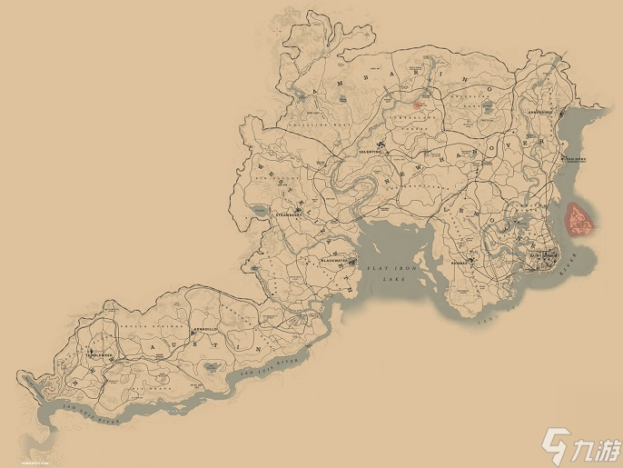 荒野大镖客2地图多大-地图面积大小介绍