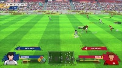 队长小翼 新秀崛起 游戏界面2 队长小翼 新秀崛起 游戏界面2