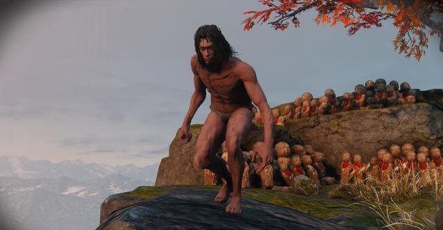 《只狼》赤身Mod来了!与无头人的战斗很有喜感