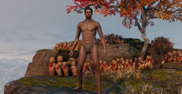 《只狼》赤身Mod来了!与无头人的战斗很有喜感