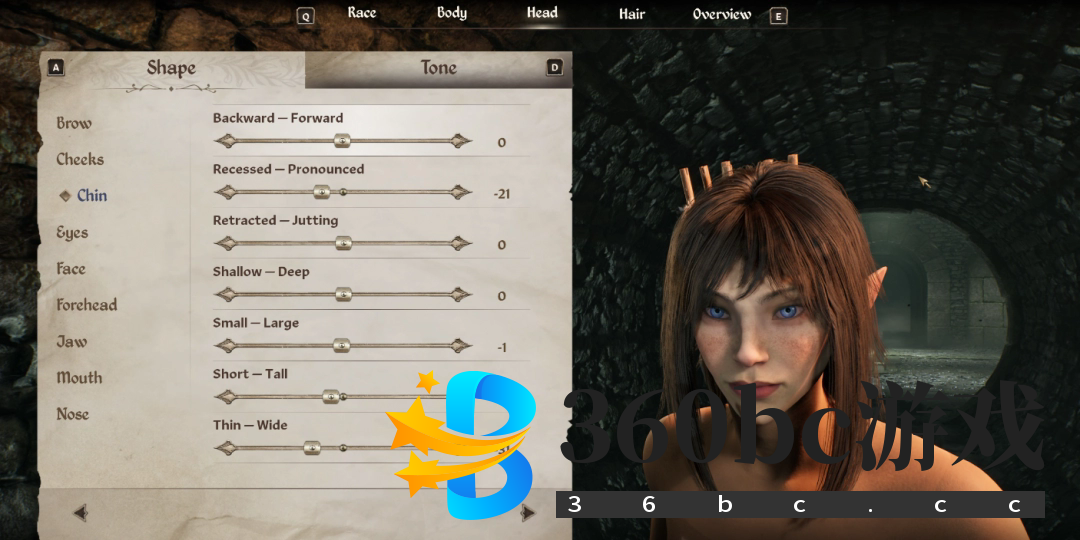 《上古卷轴4：湮灭重制版》木精灵捏脸分享-第5张-单机攻略-GASK